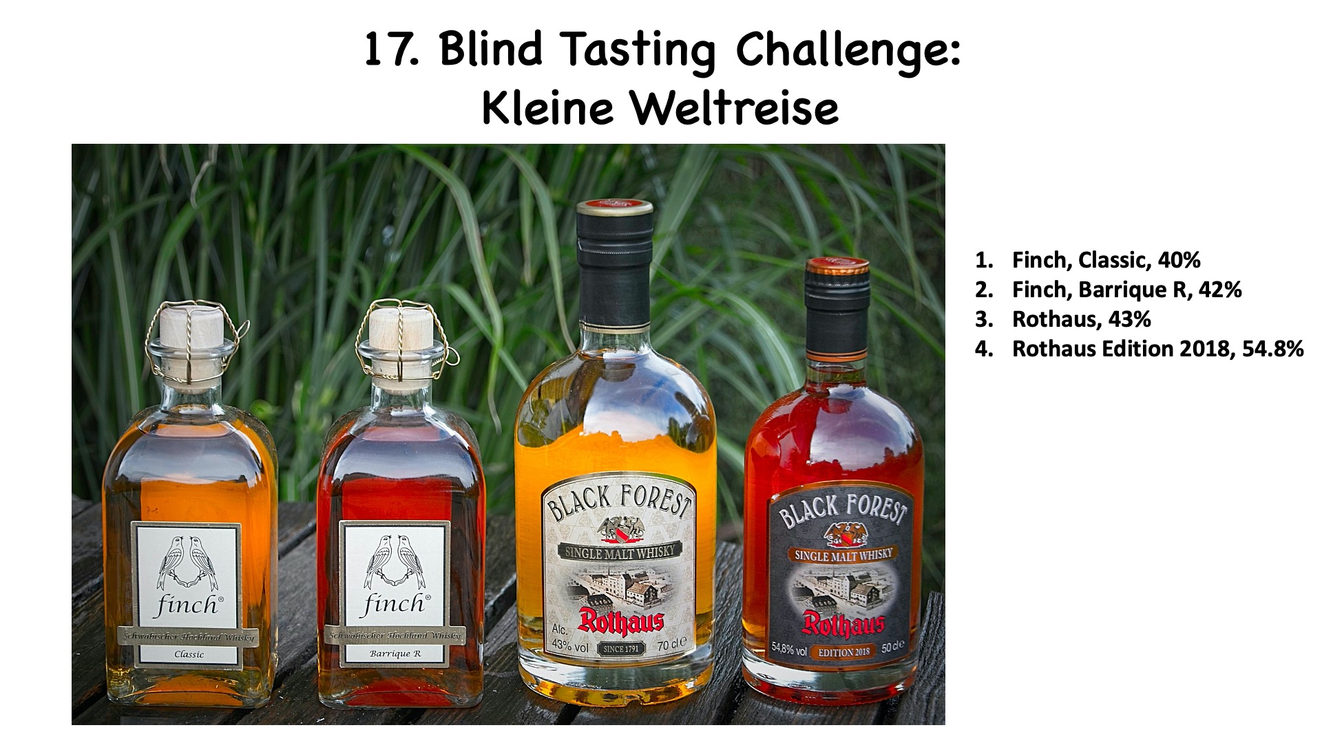 - Challenge Malt Single Whisky Deutscher Blind Kleine Friends | of Weltreise 17. Tasting