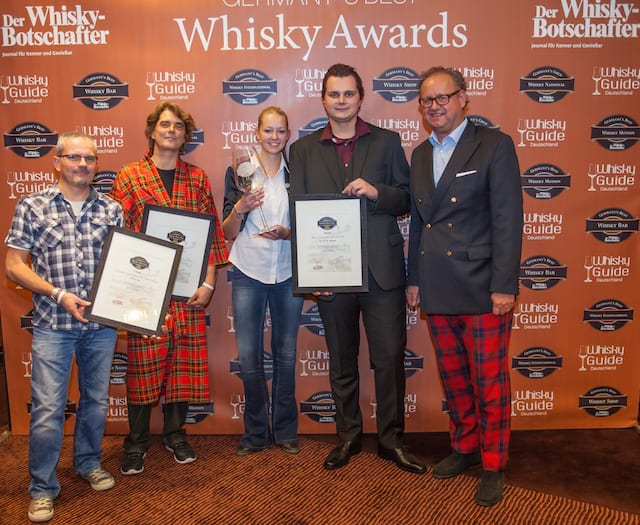 Die Gewinner der Kategorie Bar der Germany's Best Whisky Awards 2014